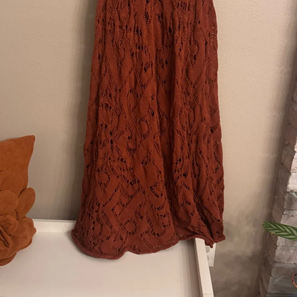 FREE PEOPLE Bianca‎ Fauxchet Crochet Coverup Dress - Picture 4 of 7